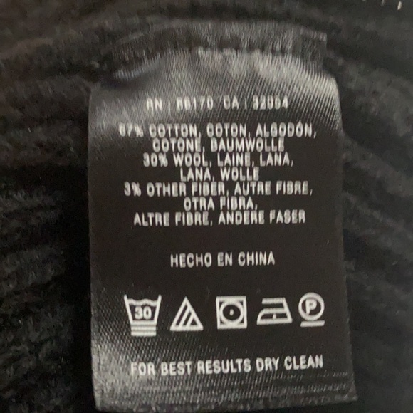 Black pull-on sweater skirt - Picture 8 of 8